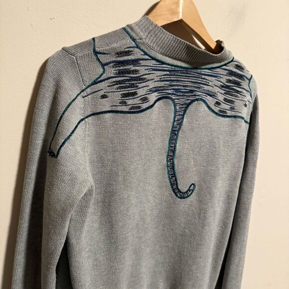 KENZO Tiger Sweater Gray Graphic- Size Small - Picture 2 of 7